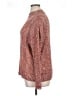 dip 100% Acrylic Tweed Red Pullover Sweater Size XL - photo 5