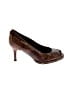 Stuart Weitzman Animal Print Brown Heels Size 5 1/2 - photo 1
