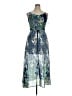 Noctflos Paisley Blue Casual Dress Size XL - photo 1