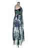 Noctflos Paisley Blue Casual Dress Size XL - photo 4