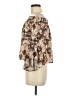 Shyanne 100% Polyester Brown 3/4 Sleeve Blouse Size M - photo 5