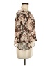 Shyanne 100% Polyester Brown 3/4 Sleeve Blouse Size M - photo 4