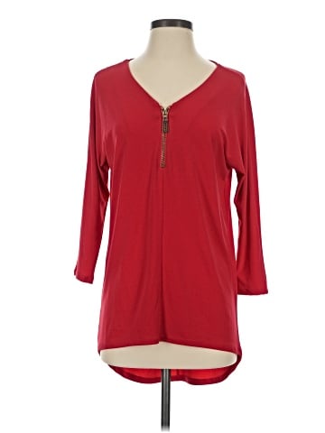 Carmen Carmen Marc Valvo 3/4 Sleeve Top (view 1)
