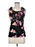 Relativity 100% Polyester Black Sleeveless Blouse Size M - photo 1