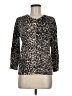 Cable & Gauge Animal Print Brown Pullover Sweater Size M - photo 1