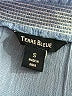 Terre Bleue 100% Rayon Blue 3/4 Sleeve Blouse Size S - photo 7