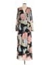 Lulus 100% Polyester Print Black Casual Dress Size L - photo 1