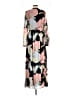 Lulus 100% Polyester Print Black Casual Dress Size L - photo 2