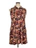 MSK Paisley Orange Casual Dress Size XL (petite) - photo 1