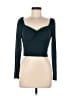 Kirious Teal Long Sleeve Top Size M - photo 1