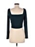Kirious Teal Long Sleeve Top Size M - photo 2