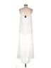 AaKaa 100% Polyester White Casual Dress Size M - photo 2