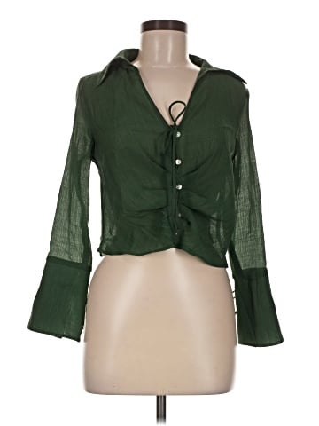 Topshop 3/4 Sleeve Blouse (view 1)