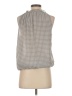 Max Studio 100% Polyester Gray Sleeveless Blouse Size S - photo 2