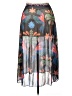 Unbranded Tropical Gray Casual Skirt Size 0XL - photo 1
