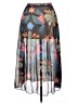 Unbranded Tropical Gray Casual Skirt Size 0XL - photo 2