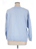 J.Jill Solid Blue Pullover Sweater Size XL - photo 2