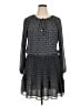 MICHAEL Michael Kors 100% Polyester Paisley Gray Casual Dress Size XL - photo 1