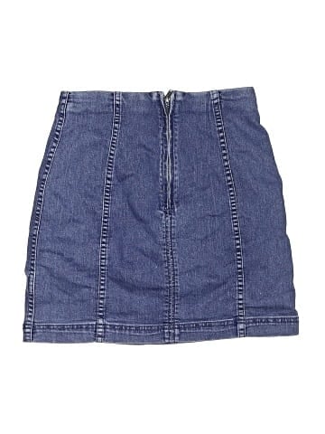 Free People Denim Skirt (view 2)