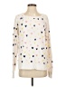 Joie 100% Cotton Hearts Ivory Pullover Sweater Size S - photo 1