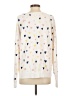 Joie 100% Cotton Hearts Ivory Pullover Sweater Size S - photo 2