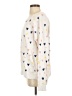 Joie 100% Cotton Hearts Ivory Pullover Sweater Size S - photo 5