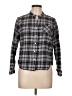 Hasting & Smith 100% Cotton Plaid Gray Long Sleeve Button-Down Shirt Size L (petite) - photo 1