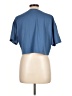 Romwe Blue Short Sleeve T-Shirt Size L - photo 2