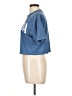 Romwe Blue Short Sleeve T-Shirt Size L - photo 5