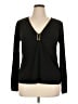MICHAEL Michael Kors Black Long Sleeve Top Size XL - photo 1