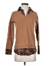 Adrianna Papell Animal Print Brown Pullover Sweater Size S - photo 1