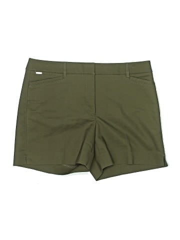 White House Black Market Khaki Shorts (view 1)