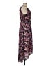 Old Navy 100% Polyester Floral Blue Casual Dress Size M - photo 4