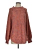 Easel Tweed Orange Pullover Sweater Size S - photo 1