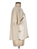 Alfani Metallic Ivory Short Sleeve Blouse Size M - photo 4