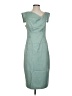 Black Halo Teal Cocktail Dress Size 0 - photo 1