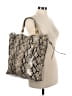 Trina 100% Leather Animal Print Gray Tote One size - photo 2