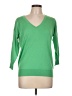 Banana Republic Green Silk Pullover Sweater Size Lg Petite - photo 1