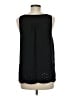Ann Taylor LOFT 100% Polyester Black Sleeveless Blouse Size M - photo 2