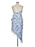 Lulus 100% Polyester Blue Cocktail Dress Size XL - photo 2