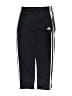 Adidas 100% Polyester Black Track Pants Size 14 - photo 1