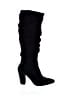 White Mountain Black Boots Size 7 1/2 - photo 1
