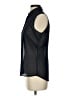 Cache 100% Polyester Black Sleeveless Blouse Size S - photo 5