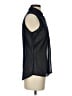 Cache 100% Polyester Black Sleeveless Blouse Size S - photo 4