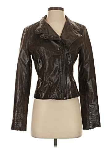 Laundry by Shelli Segal Leather Jacket (view 1)