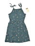 Tea 100% Cotton Print Teal Dress Size 6 - photo 1