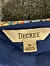 Decree 100% Polyester Paisley Purple Ivory Casual Skirt Size XL - photo 4