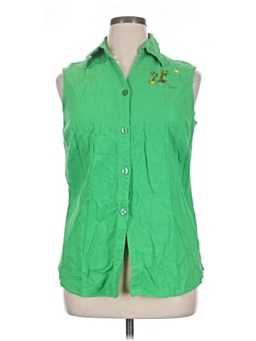 R&K Sleeveless Button-Down Shirt (view 1)