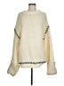 Topshop 100% Acrylic Ivory Poncho Size M - photo 1