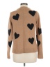 Caslon Hearts Tan Pullover Sweater Size M - photo 2